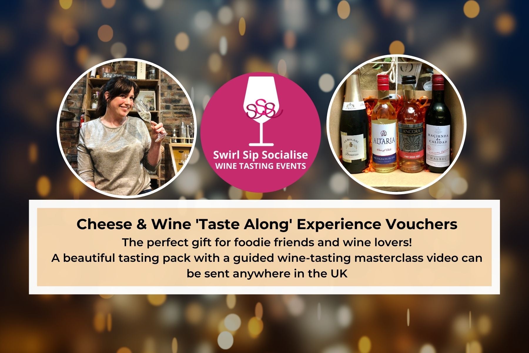 Gift Voucher: A 'Taste Along' Wine and Cheese Masterclass